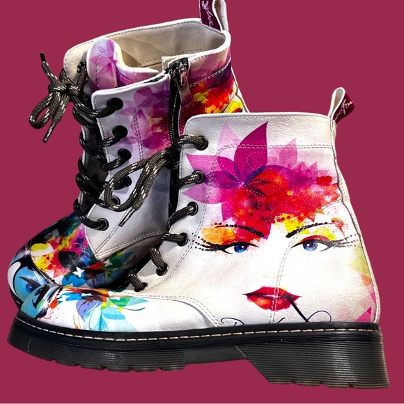 Goby Beauty Girl Long Boots Combat Boots EU 37/US 6.5 - Picture 4 of 6